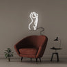Naked - Neonific - LED Neon Signs - 50 CM - White