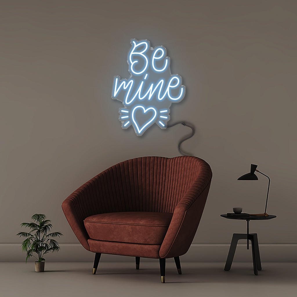 Neon Be Mine - Neonific - LED Neon Signs - 50 CM - Light Blue
