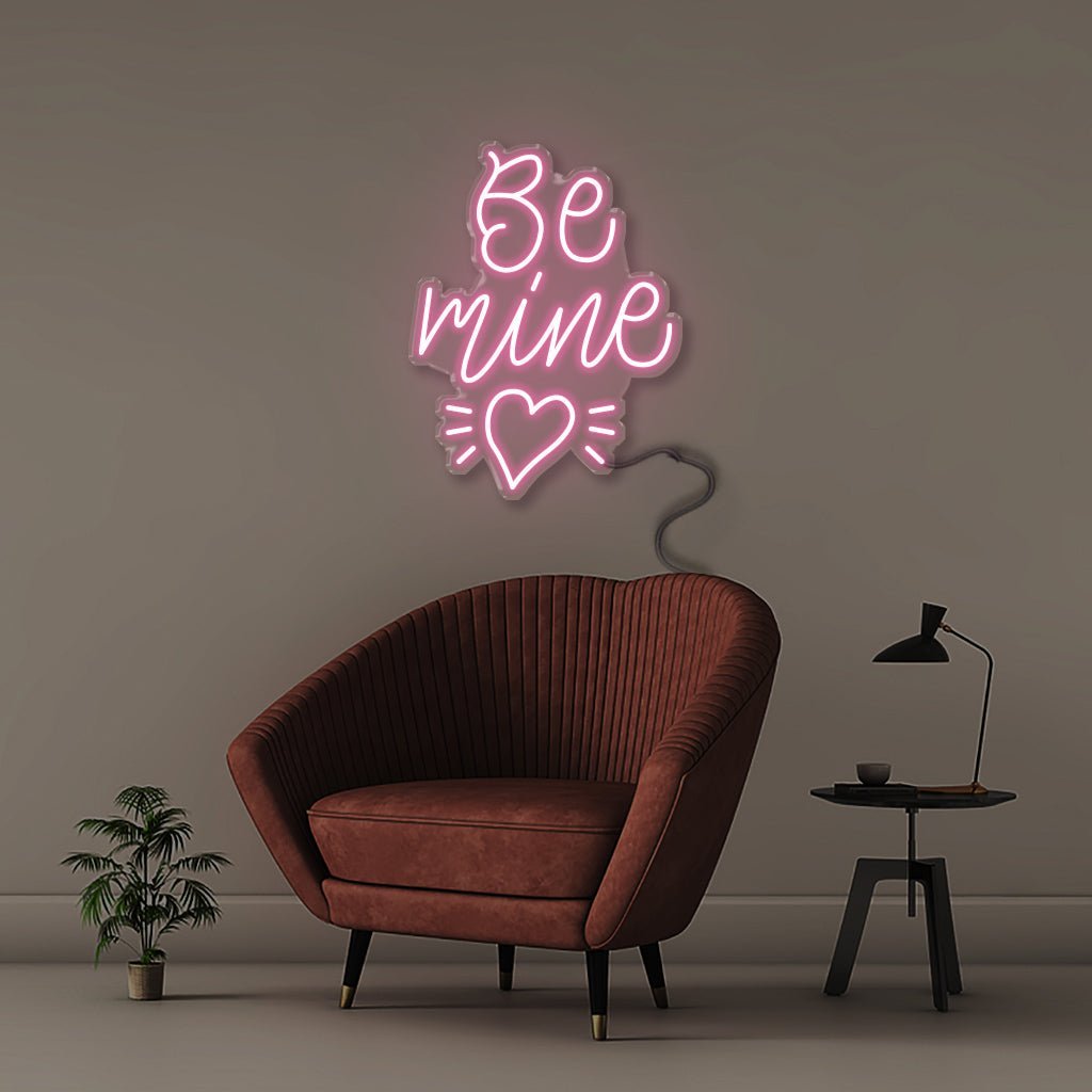 Neon Be Mine - Neonific - LED Neon Signs - 50 CM - Light Pink