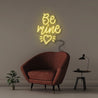 Neon Be Mine - Neonific - LED Neon Signs - 50 CM - Yellow