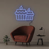 Neon Cupcakes - Neonific - LED Neon Signs - 50 CM - Blue