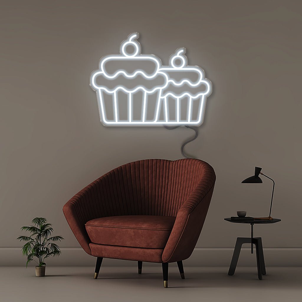 Neon Cupcakes - Neonific - LED Neon Signs - 50 CM - Cool White