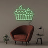 Neon Cupcakes - Neonific - LED Neon Signs - 50 CM - Green