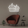 Neon Cupcakes - Neonific - LED Neon Signs - 50 CM - White