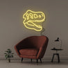 Neon Dino Skull - Neonific - LED Neon Signs - 50 CM - Yellow