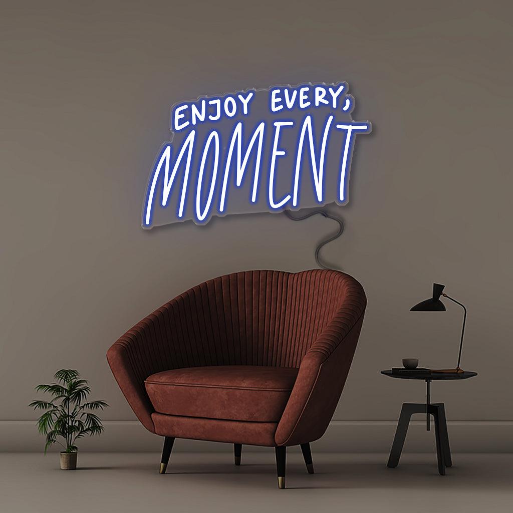 Neon Enjoy every moment| LED Neon Sign| Neonific – Neonific.com