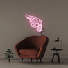 Neon Gun - Neonific - LED Neon Signs - 50 CM - Light Pink