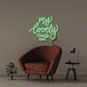 Neon My Lovely - Neonific - LED Neon Signs - 50 CM - Green