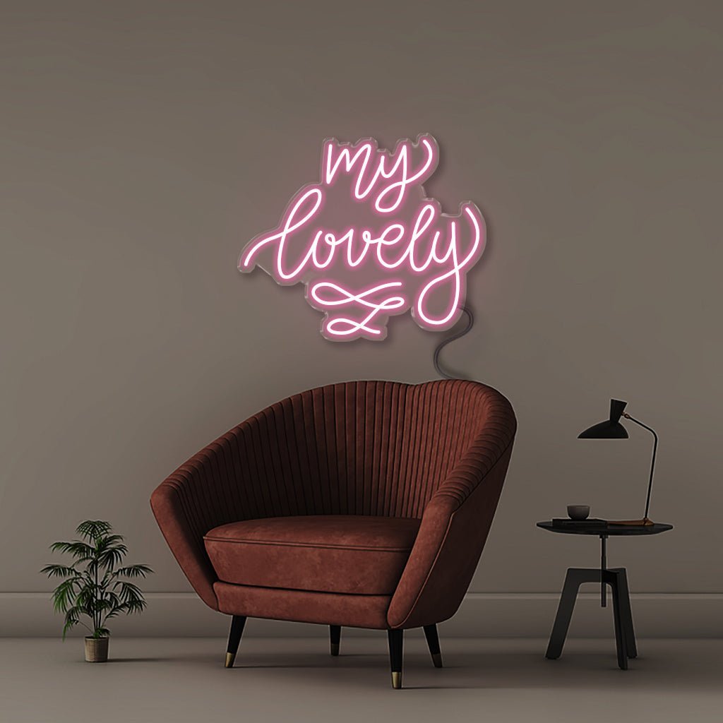 Neon My Lovely - Neonific - LED Neon Signs - 50 CM - Light Pink