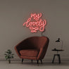 Neon My Lovely - Neonific - LED Neon Signs - 50 CM - Red