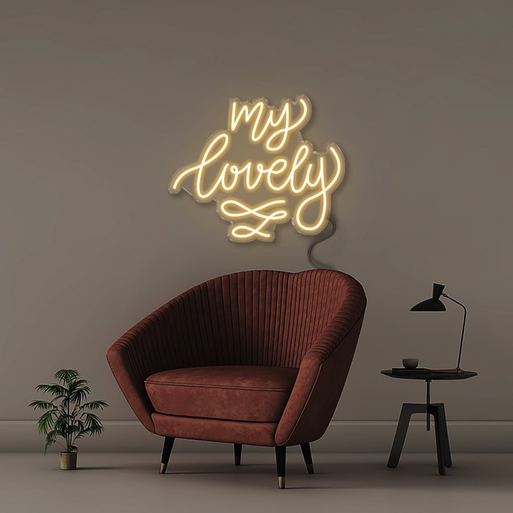 Neon My Lovely - Neonific - LED Neon Signs - 50 CM - Warm White