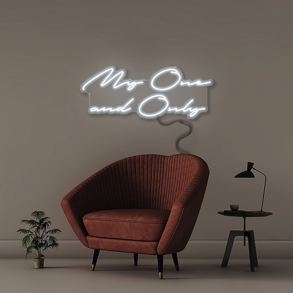 Neon My One and Only - Neonific - LED Neon Signs - 50 CM - Cool White
