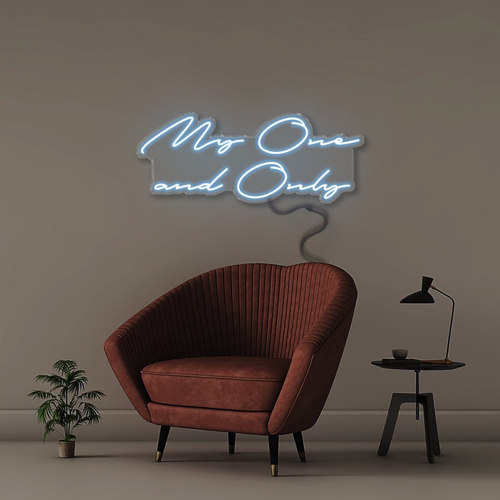 Neon My One and Only - Neonific - LED Neon Signs - 50 CM - Light Blue