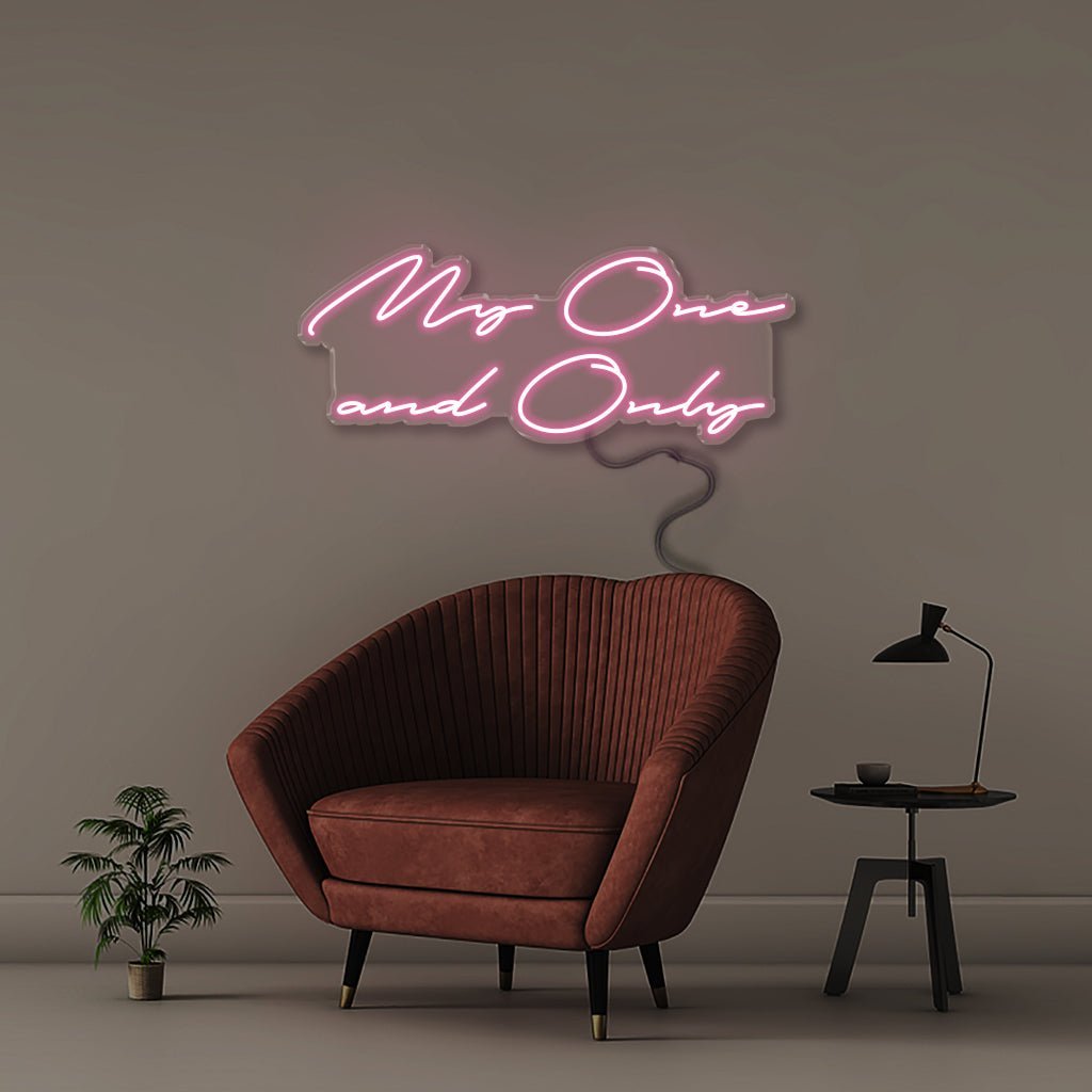 Neon My One and Only - Neonific - LED Neon Signs - 50 CM - Light Pink