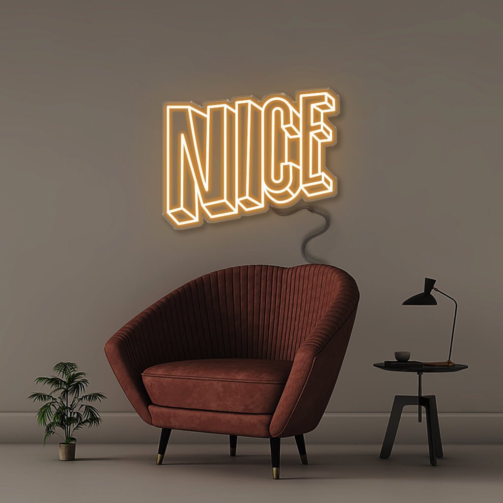 Neon Nice - Neonific - LED Neon Signs - 50 CM - Orange