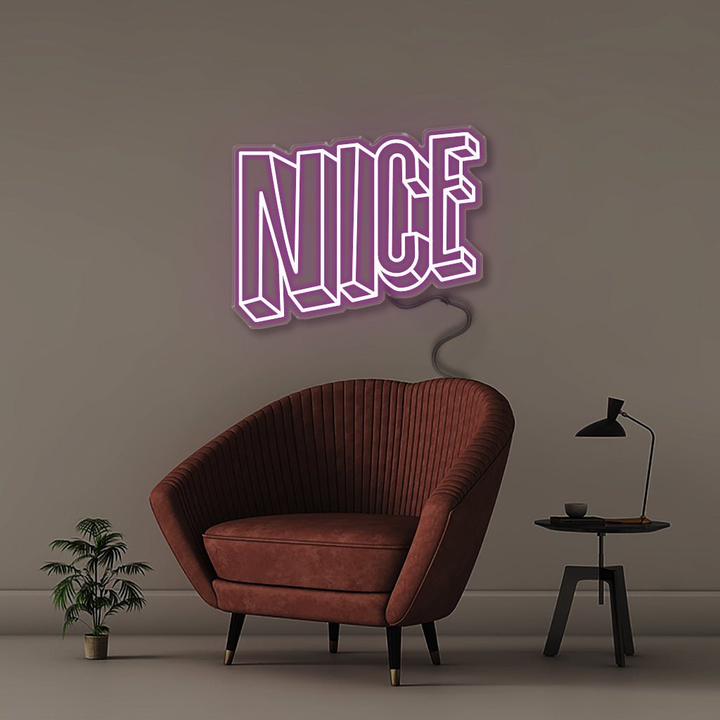 Neon Nice - Neonific - LED Neon Signs - 50 CM - Purple