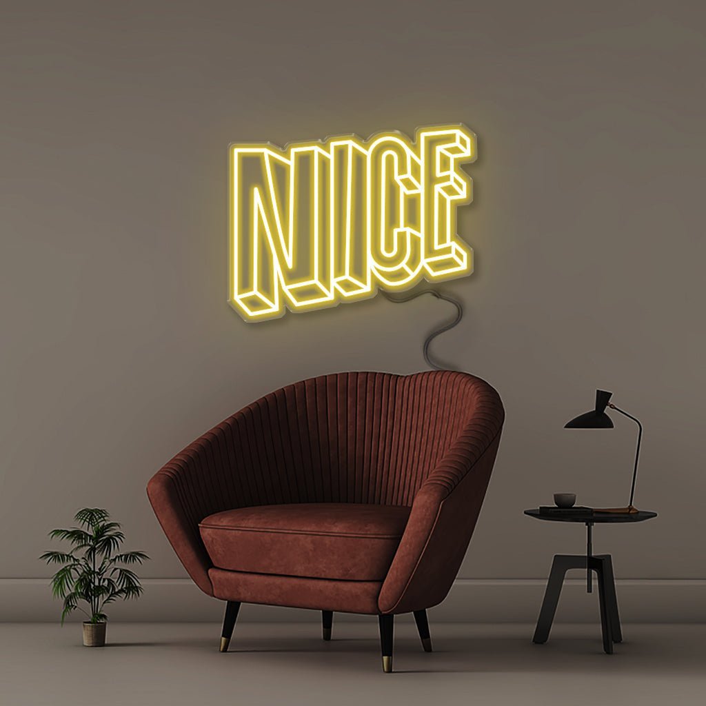 Neon Nice - Neonific - LED Neon Signs - 50 CM - Yellow