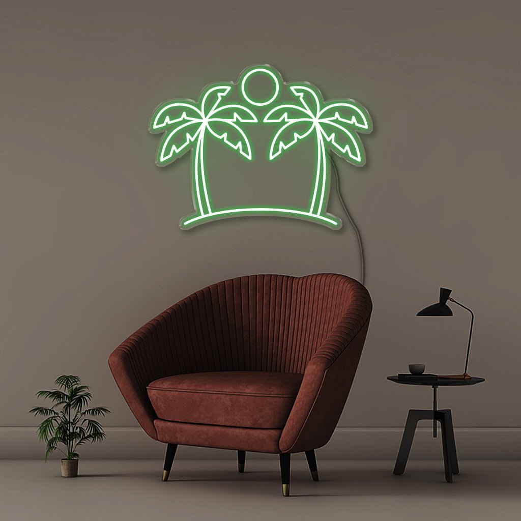 Neon Palm - Neonific - LED Neon Signs - 75 CM - Green