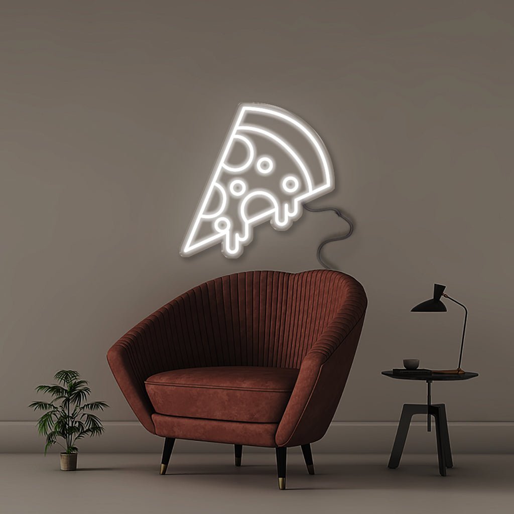 Neon Pizza - Neonific - LED Neon Signs - 50 CM - White