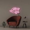 Neon Rose - Neonific - LED Neon Signs - 50 CM - Light Pink