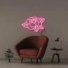 Neon Rose - Neonific - LED Neon Signs - 50 CM - Pink