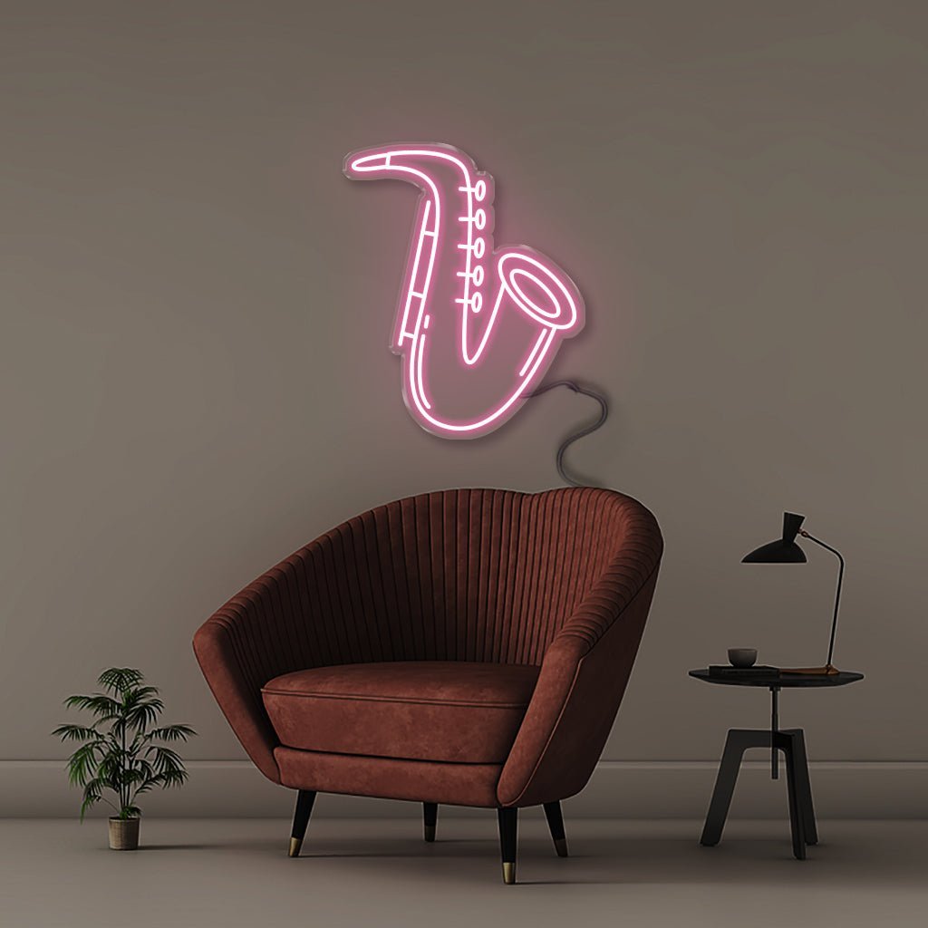 Neon Sax - Neonific - LED Neon Signs - 50 CM - Light Pink