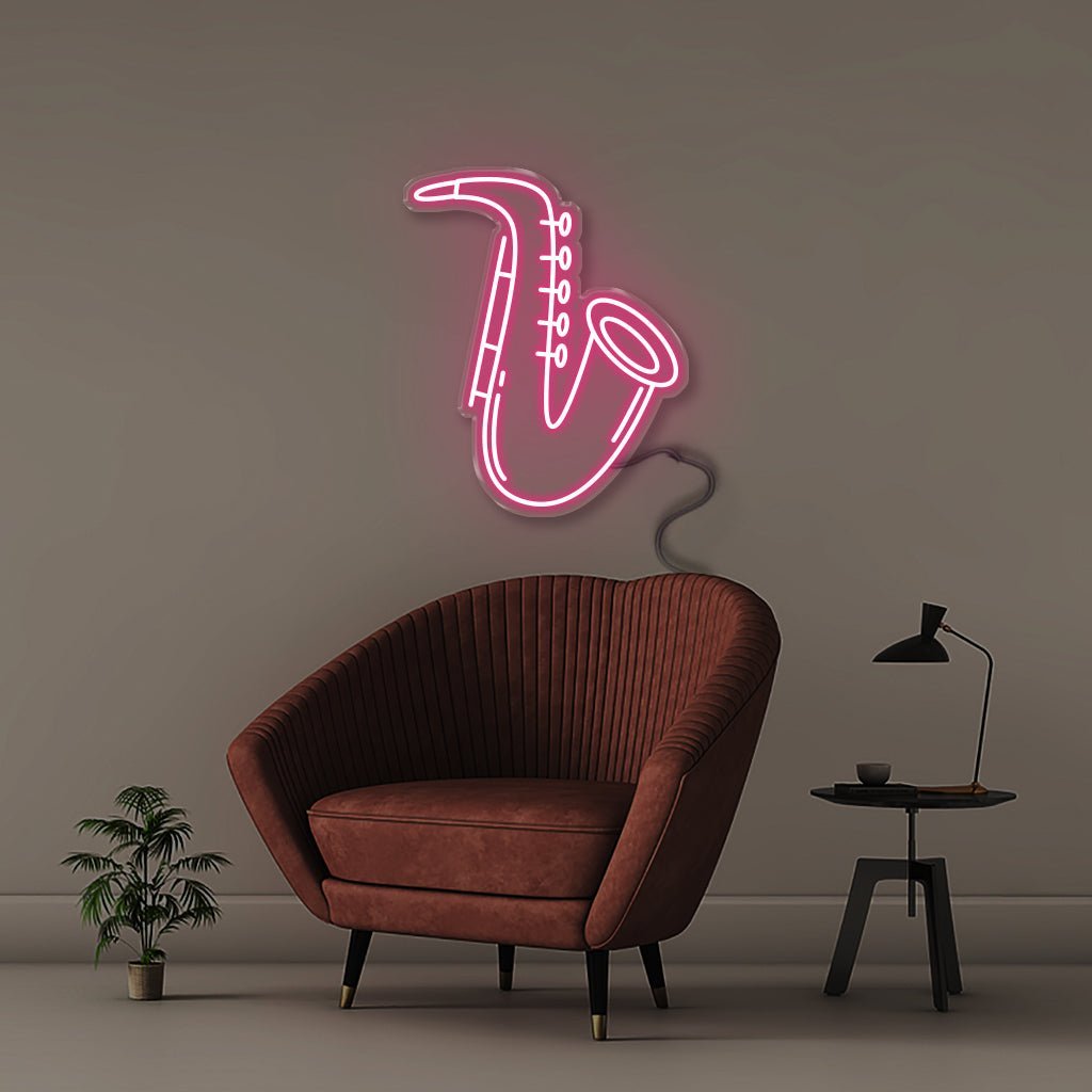 Neon Sax - Neonific - LED Neon Signs - 50 CM - Pink