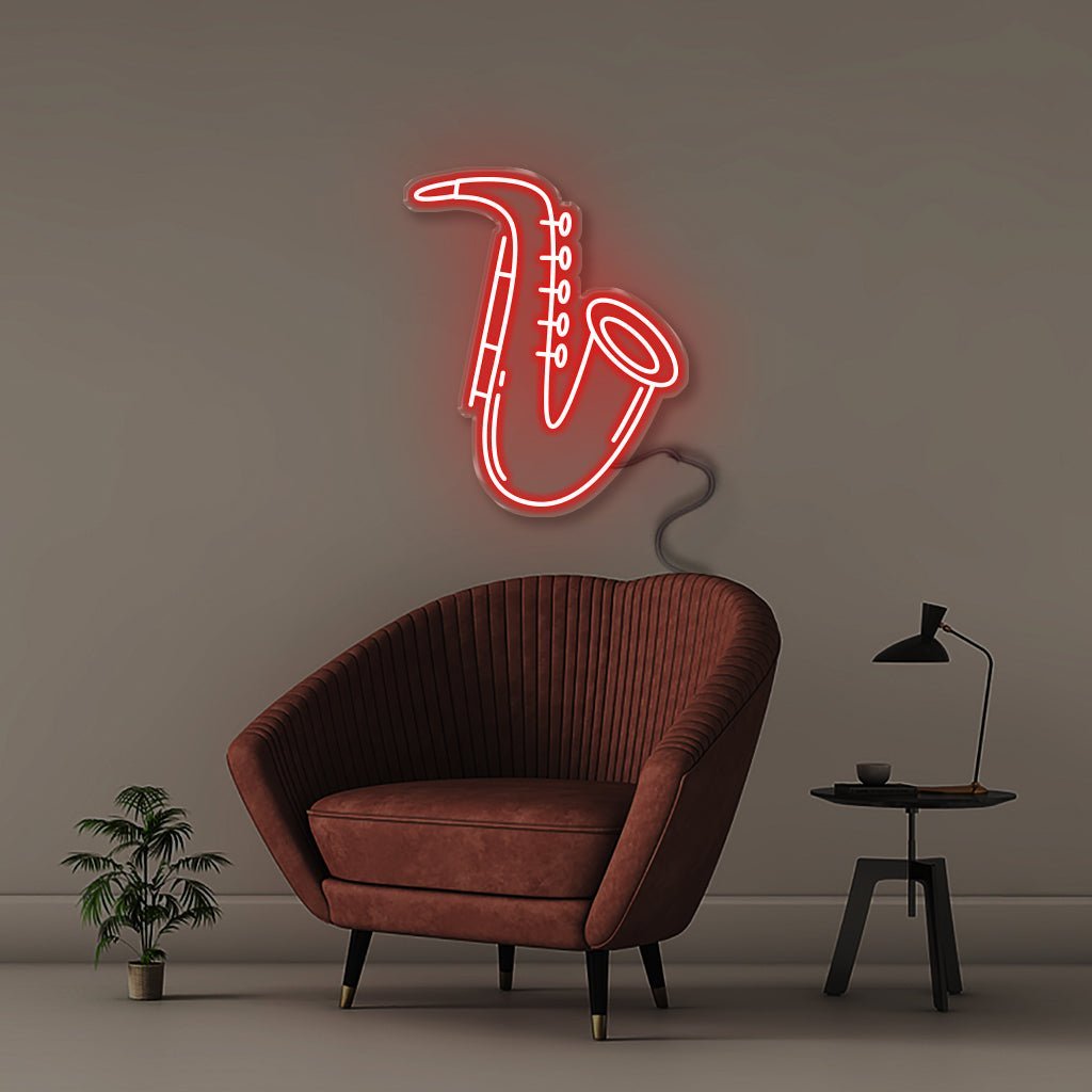 Neon Sax - Neonific - LED Neon Signs - 50 CM - Red