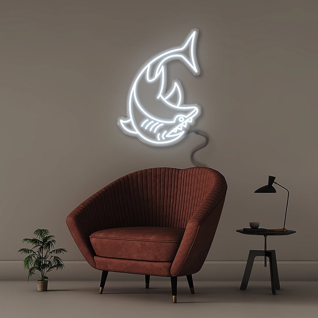 Neon Shark - Neonific - LED Neon Signs - 50 CM - Cool White