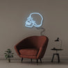 Neon Skull - Neonific - LED Neon Signs - 50 CM - Light Blue