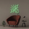 Neon Thunderhand - Neonific - LED Neon Signs - 50 CM - Green