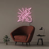 Neon Thunderhand - Neonific - LED Neon Signs - 50 CM - Light Pink