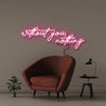 Neon Without You Nothing - Neonific - LED Neon Signs - 150 CM - Pink