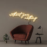 Neon Without You Nothing - Neonific - LED Neon Signs - 150 CM - Warm White
