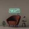 Night - Neonific - LED Neon Signs - 50 CM - Sea Foam