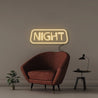 Night - Neonific - LED Neon Signs - 50 CM - Warm White