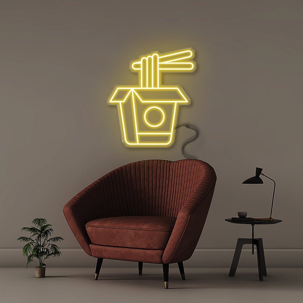 Noodles - Neonific - LED Neon Signs - 75 CM - Yellow