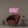 Nothin to See Here - Neonific - LED Neon Signs - 75 CM - Light Pink