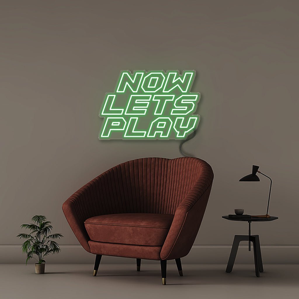 Now lets play - Neonific - LED Neon Signs - 50 CM - Green
