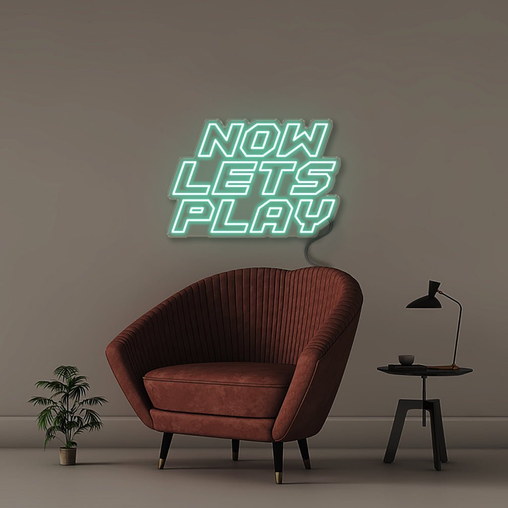 Now lets play - Neonific - LED Neon Signs - 50 CM - Sea Foam