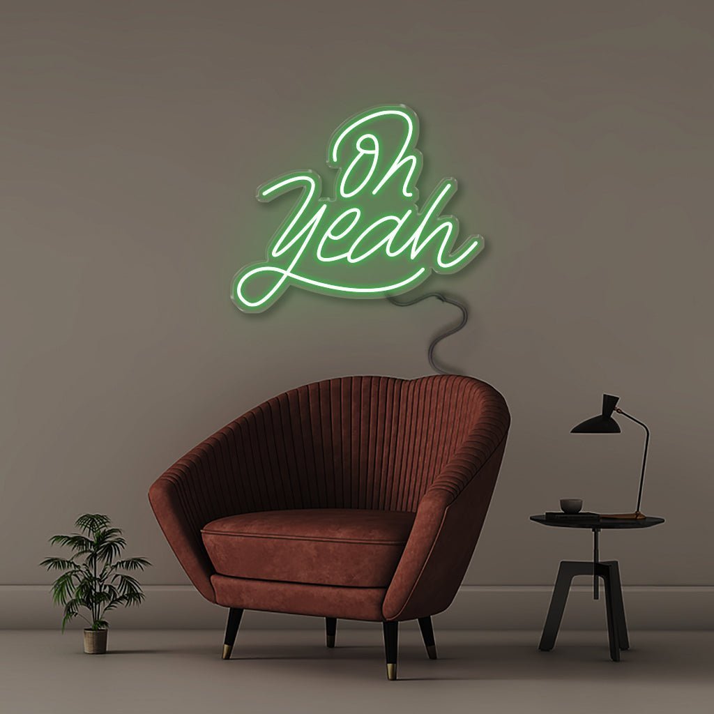 Oh Yeah! - Neonific - LED Neon Signs - 50 CM - Green
