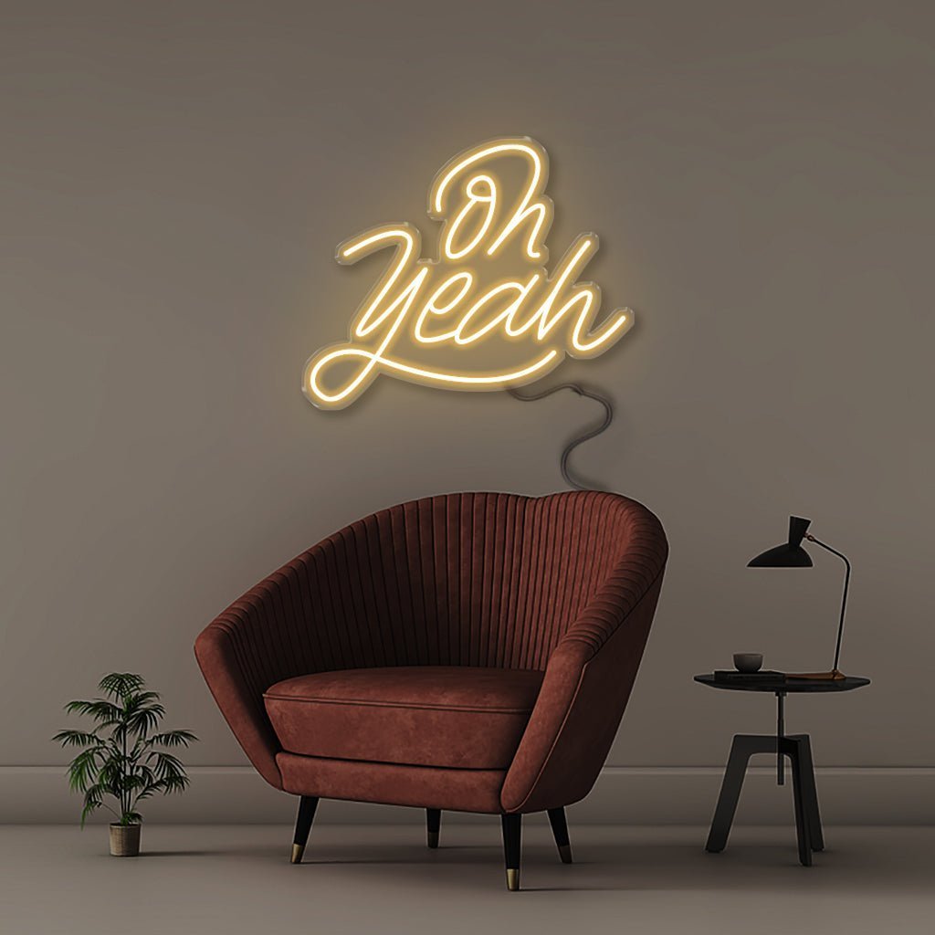 Oh Yeah! - Neonific - LED Neon Signs - 50 CM - Warm White