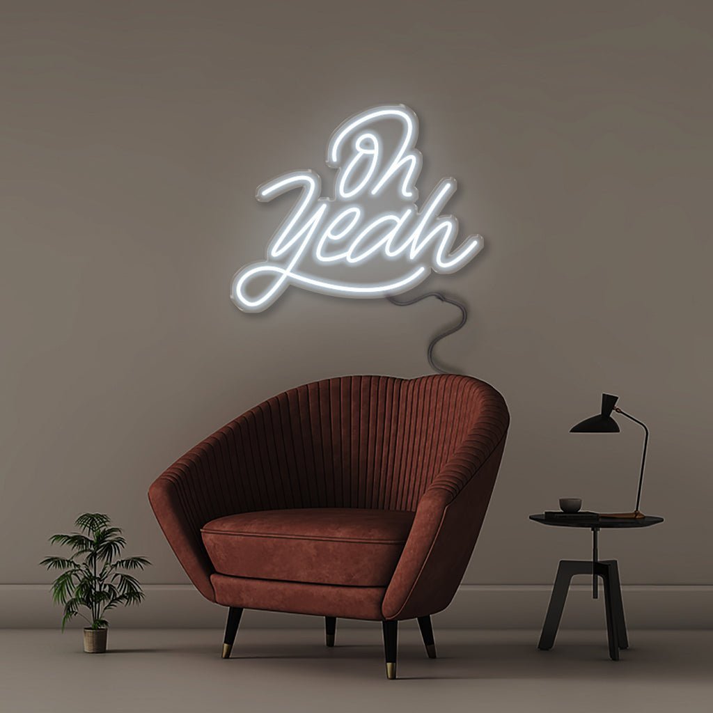 Oh Yeah! - Neonific - LED Neon Signs - 50 CM - Cool White