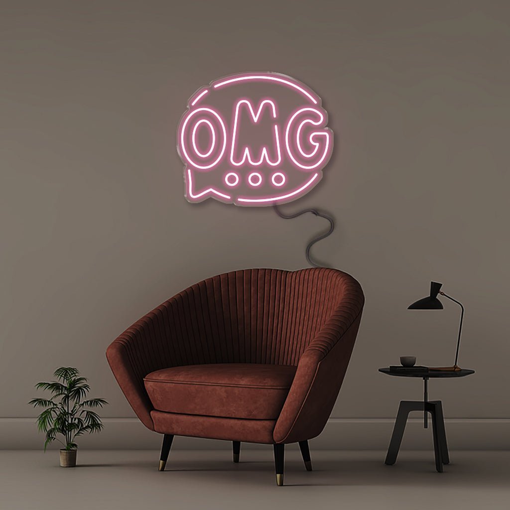 OMG - Neonific - LED Neon Signs - 50 CM - Light Pink