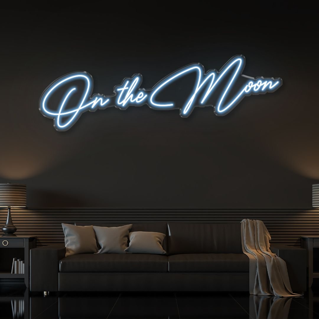 On the Moon - Neonific - LED Neon Signs - 61cm (24") -