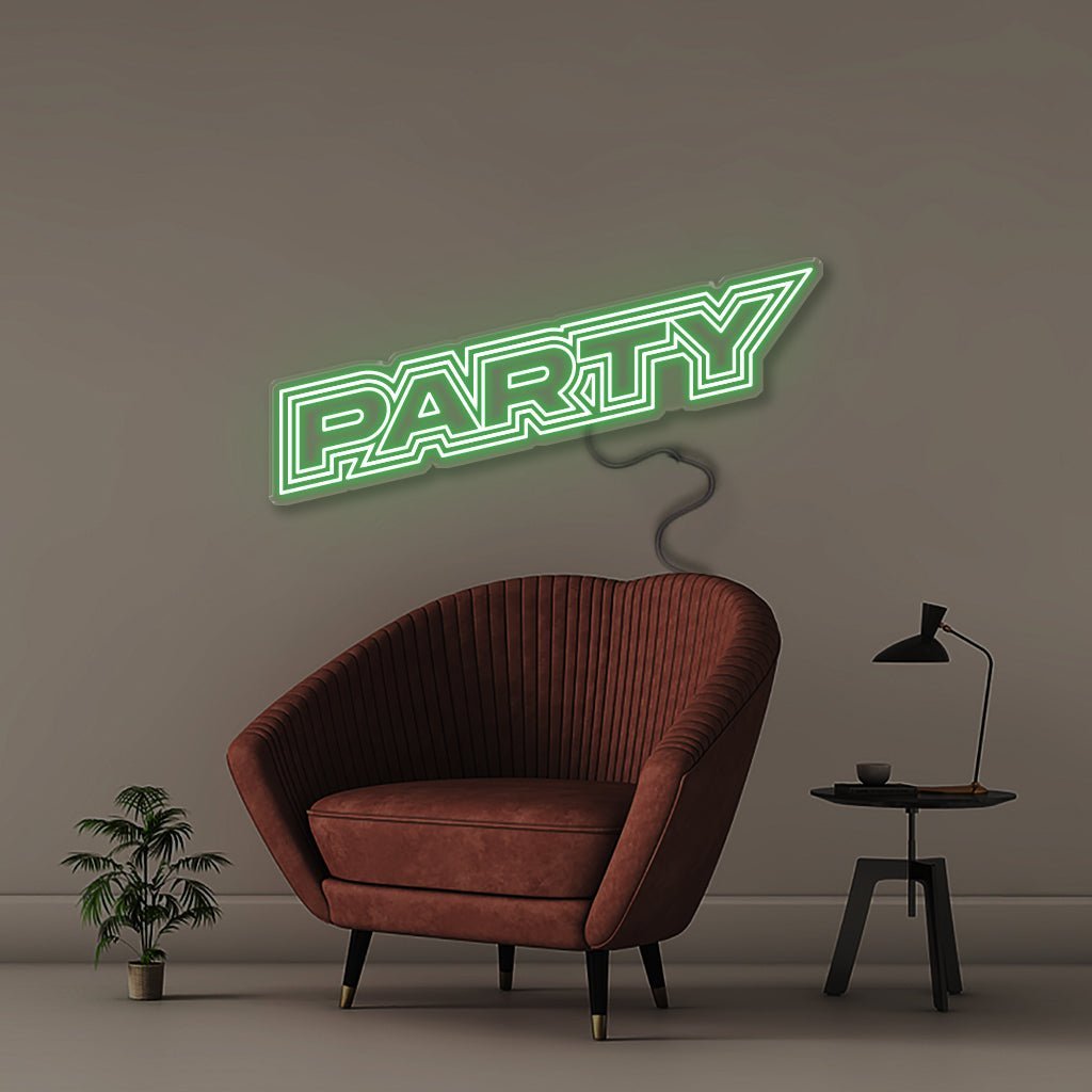 Party - Neonific - LED Neon Signs - 50 CM - Green