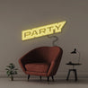 Party - Neonific - LED Neon Signs - 50 CM - Yellow