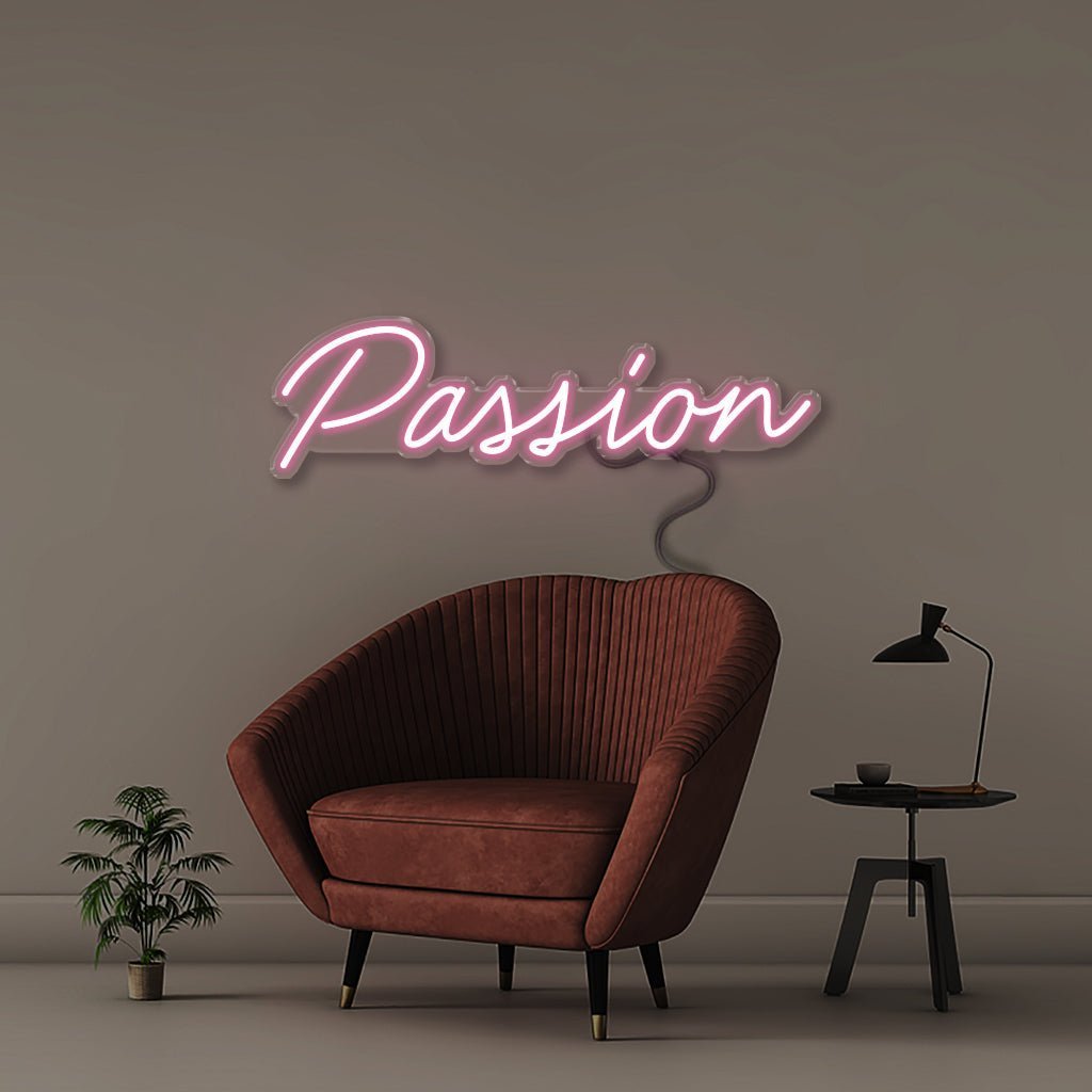 Passion - Neonific - LED Neon Signs - 50 CM - Light Pink