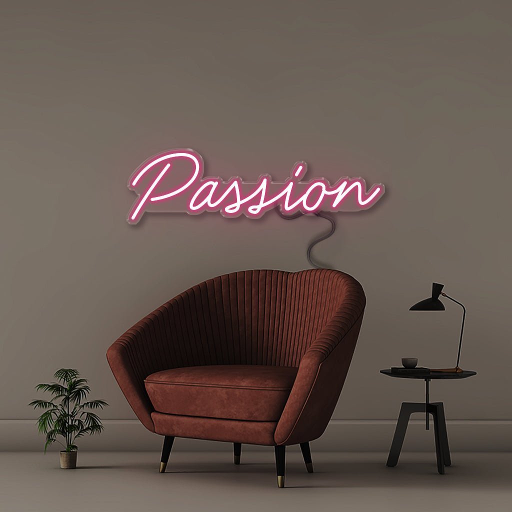 Passion - Neonific - LED Neon Signs - 50 CM - Pink