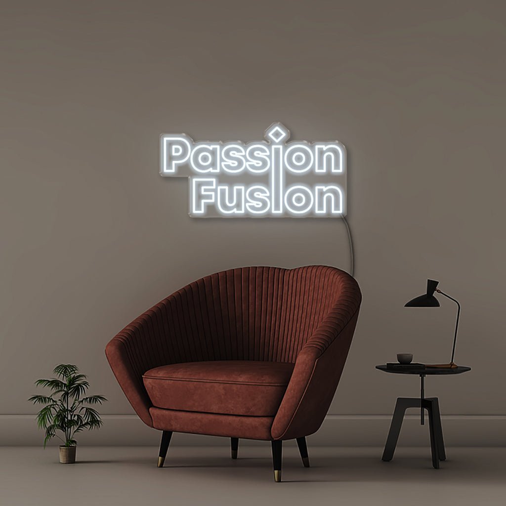Passion Fusion - Neonific - LED Neon Signs - 75 CM - Cool White